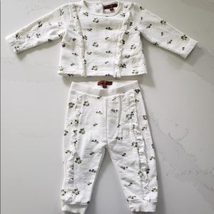 7 For All Mankind Infant Girls Set 6/9 Months Brand New Unworn